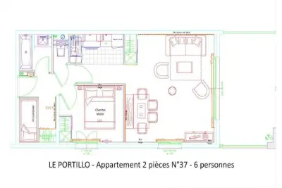 Apartamento en EAUX BONNES, Résidence LE PORTILLO Piscine - L1041703