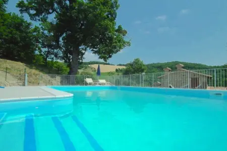 Sole, Ferme à Marche avec piscine et vue - Photo 5