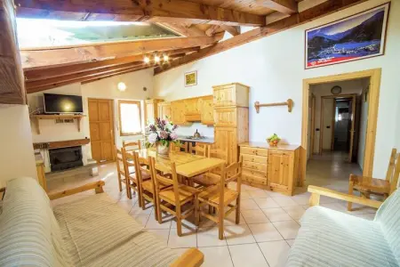 Chalet Antey Penta, Appartement avec cheminée - Photo 1