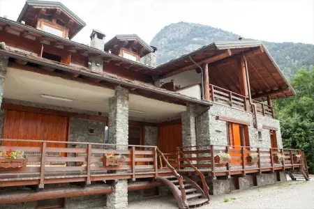Chalet Antey Penta, Appartement avec cheminée - Photo 5