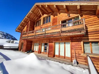 Appartement à Isola 2000, Chalet confortable au pied des pistes avec terrasse et parking FR-1-292-222 N°1045476