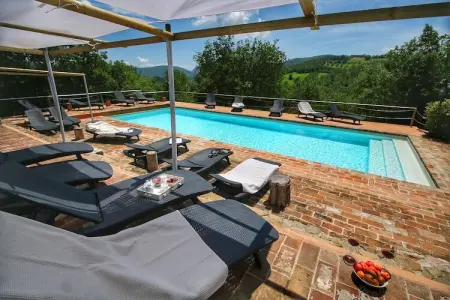 Ottodenari, Agritourisme avec vue sur la vallée avec piscine - Photo 4