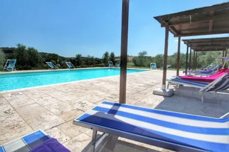 Terra, Ferme en Toscane avec piscine - Photo 12
