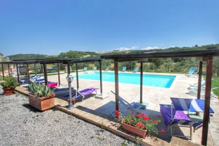 Terra, Ferme en Toscane avec piscine - Photo 15