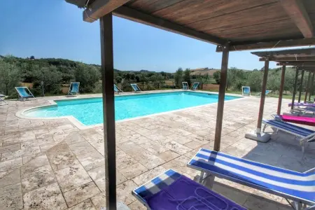 Terra, Ferme en Toscane avec piscine - Photo 16