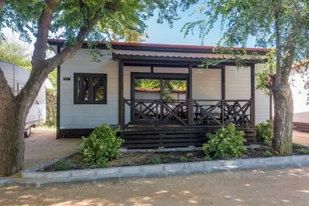 Camping Solmar - XALET CONFORT, Chalet en Espagne avec terrasse et jardin - Photo 5