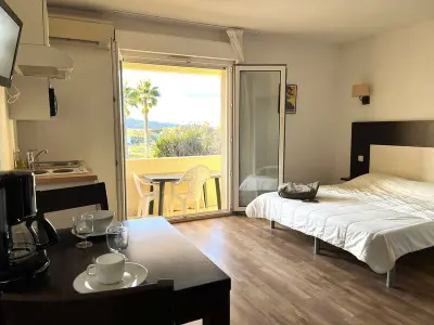 Appartement à Saint Florent, Studio climatisé avec piscine à Saint-Florent, proche plage - N°1060202