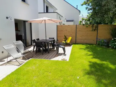 Casa en Le Tour du Parc, Maison moderne 6 pers, plage et Internet à 900m, animaux acceptés - L1060367