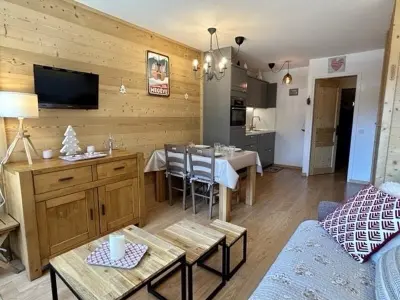 Appartement à Megève, Studio à Megève avec parking souterrain et casier à skis - L1060415