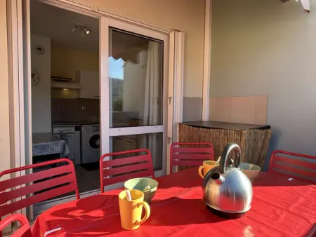 Appartement climatisé 2 pièces, piscine, animaux acceptés, parking, proche mer - Photo 14