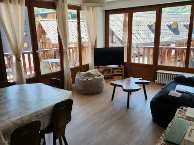 Appartement à Valloire, Appartement 3* pour 6 pers, balcon, parking & Wifi - L1060610