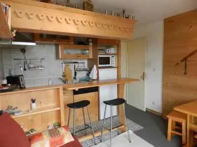 Appartement à Le Pleynet, Confort aux 7 Laux: 6 pers, proche pistes, balcon - L1060619