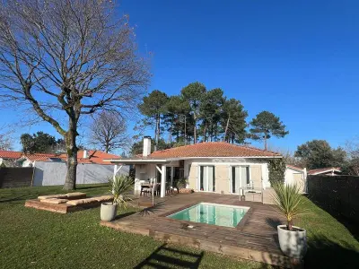 Villa à Seignosse, Villa moderne avec piscine chauffée et terrasse près de Seignosse - L1060859