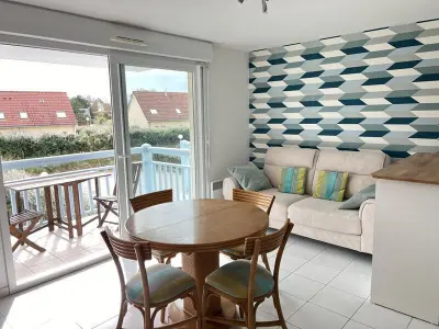 Appartement à Cucq Stella Plage, Studio lumineux près plage, animaux admis, parking privé - L1061193