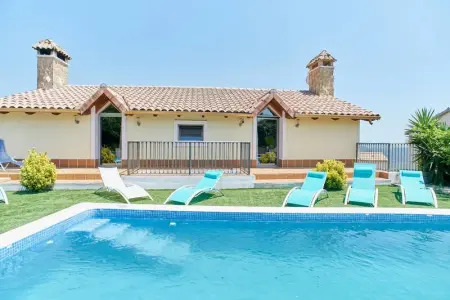 Villa à Olivella, Spacieuse villa avec vue sur mer à Olivella + piscine privée - L1061708