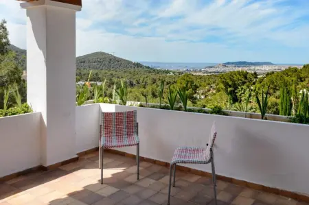 Villa spacieuse à Santa Eulalia : vue mer & montagne, piscine privée - Photo 28