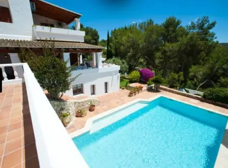 Villa spacieuse à Santa Eulalia : vue mer & montagne, piscine privée - Photo 32