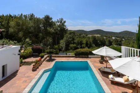 Villa spacieuse à Santa Eulalia : vue mer & montagne, piscine privée - Photo 33