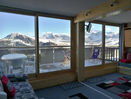 Appartement à La Plagne Aime 2000, Appartement convivial à La Plagne - 28 m² avec vue sur la montagne - L1062210