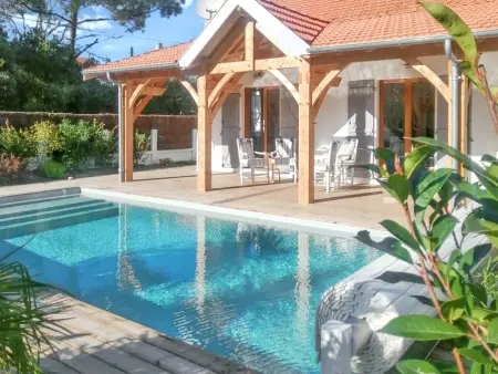 Villa à Soulac sur Mer, Villa charmante à Soulac-sur-Mer avec piscine privée - L1062372