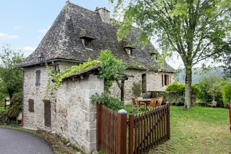 Maison à Senezergues, Maison accueillante à Senezergues avec vue sur la montagne - L1062572