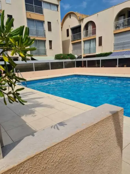 Appartement cosy à Gruissan, piscine partagée, 25 m² - Photo 14