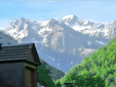 Appartement cosy à Saint-Mamet - 36 m² - Vue montagne - Photo 11