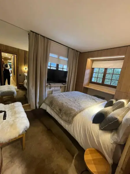 Appartement chaleureux à Megève - 80 m² avec jardin et cheminée. - Photo 3