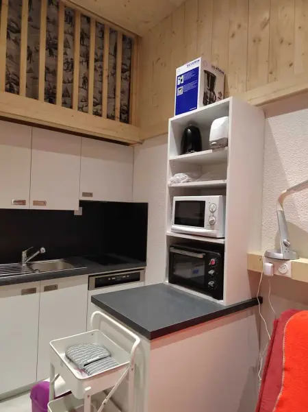 Studio chaleureux à Aime la Plagne 25 m² en montagne - Photo 10