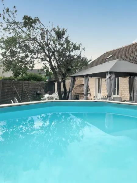 Villa charmante à Saint-Martin-Longueau avec piscine privée - Photo 34