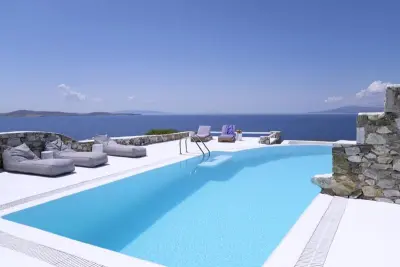 Villa à Mykonos, Villa paradisiaque avec piscine et vue sur la mer à Mykonos - L1063391