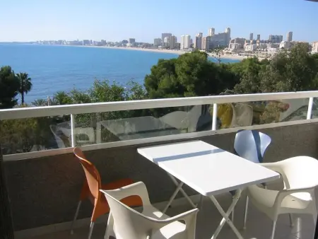 Appartement à El Campello, Appartement moderne à El Campello avec vue sur la mer & piscine - L1064440