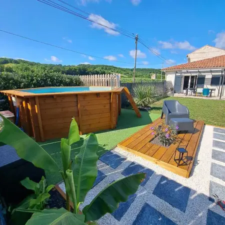 Maison à Saint Pierre de Clairac, Maison confortable à Saint-Pierre-de-Clairac avec piscine privée - L1064690