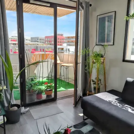 Appartement à L'Île Saint Denis, Appartement familial à L’Île-Saint-Denis, 67 m², balcon privé - L1065341