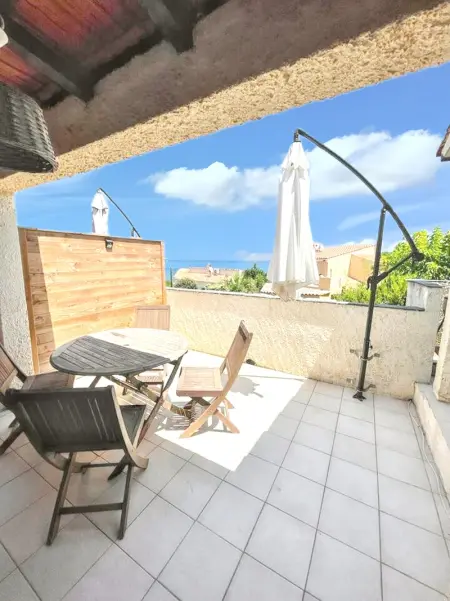 Appartement à Linguizzetta, Charmant studio à Linguizzetta 23 m² avec terrasse privative - L1065359