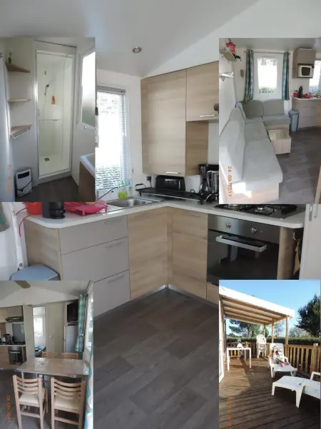 Bungalow Confort Gastes Jacuzzi, Bungalow 6 personnes à Gastes - Photo 1