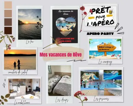 Bungalow Confort Gastes Jacuzzi, Bungalow 6 personnes à Gastes - Photo 24