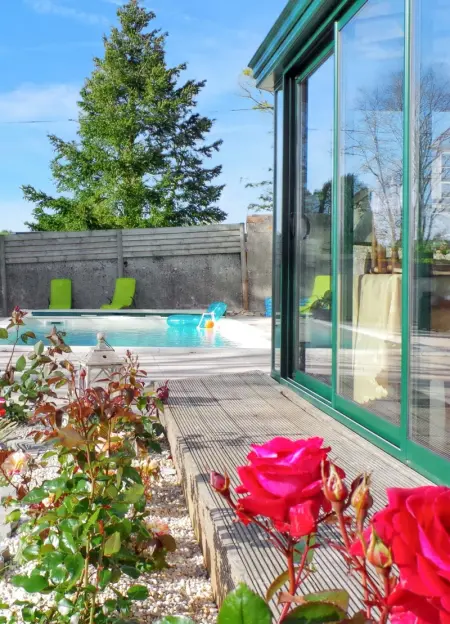 Maison confortable à Saint-Germain-du-Pert avec piscine privée - Photo 13