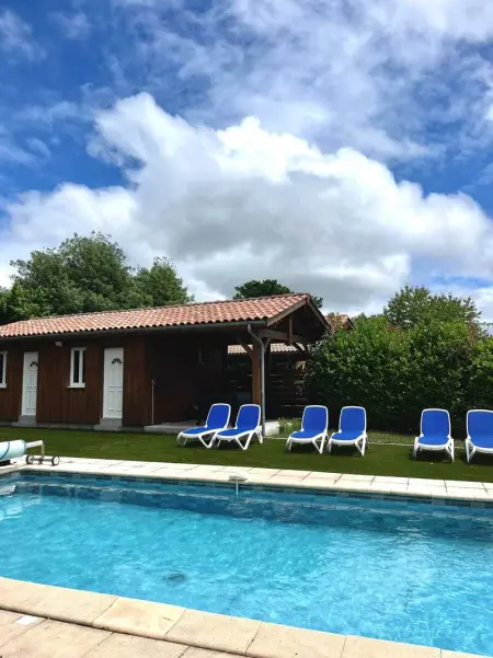 Villa spacieuse à Sainte-Eulalie-en-Born, terrasse, piscine privée - Photo 31