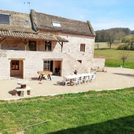 Chateau à Mancey, Manoir charmant à Mancey avec grande terrasse - L1065876