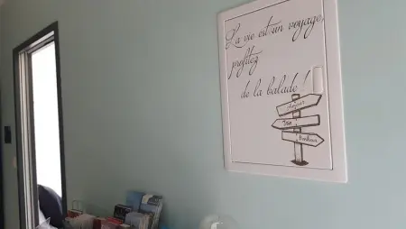 Charmante Maison avec jardin à Mornas, Maison 2 personnes à Mornas - Photo 12