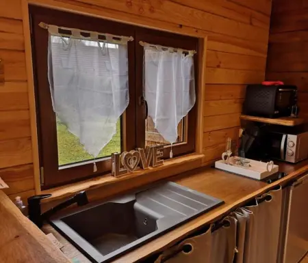 Chalet chaleureux à Louâtre avec piscine partagée - Photo 6