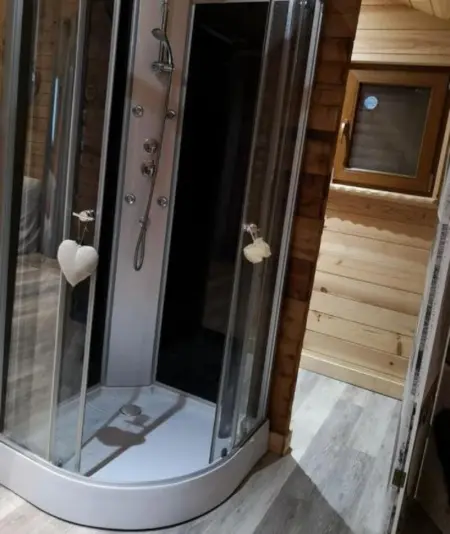 Chalet chaleureux à Louâtre avec piscine partagée - Photo 8