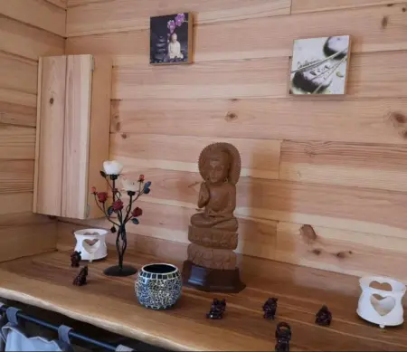 Chalet chaleureux à Louâtre avec piscine partagée - Photo 16