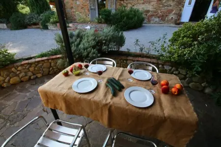 Rose, Ferme avec piscine, terrasse privée donnant sur la piscine - Photo 20