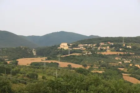 Rose, Ferme avec piscine, terrasse privée donnant sur la piscine - Photo 36