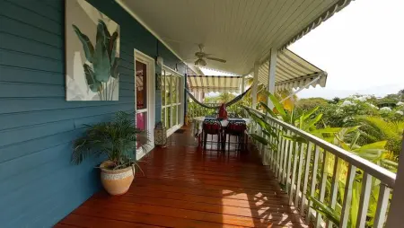 Bungalow à Bouillante, Charmant bungalow à Bouillante avec vue sur la mer - L1069206