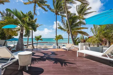 Villa de luxe à Saint-François avec piscine privée et vue mer. - Photo 12