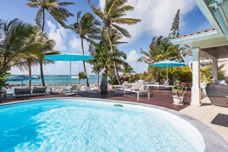 Villa de luxe à Saint-François avec piscine privée et vue mer. - Photo 13