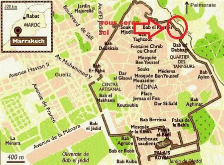 Triplex charmant à Annakhil, Marrakech avec piscine partagée - Photo 18